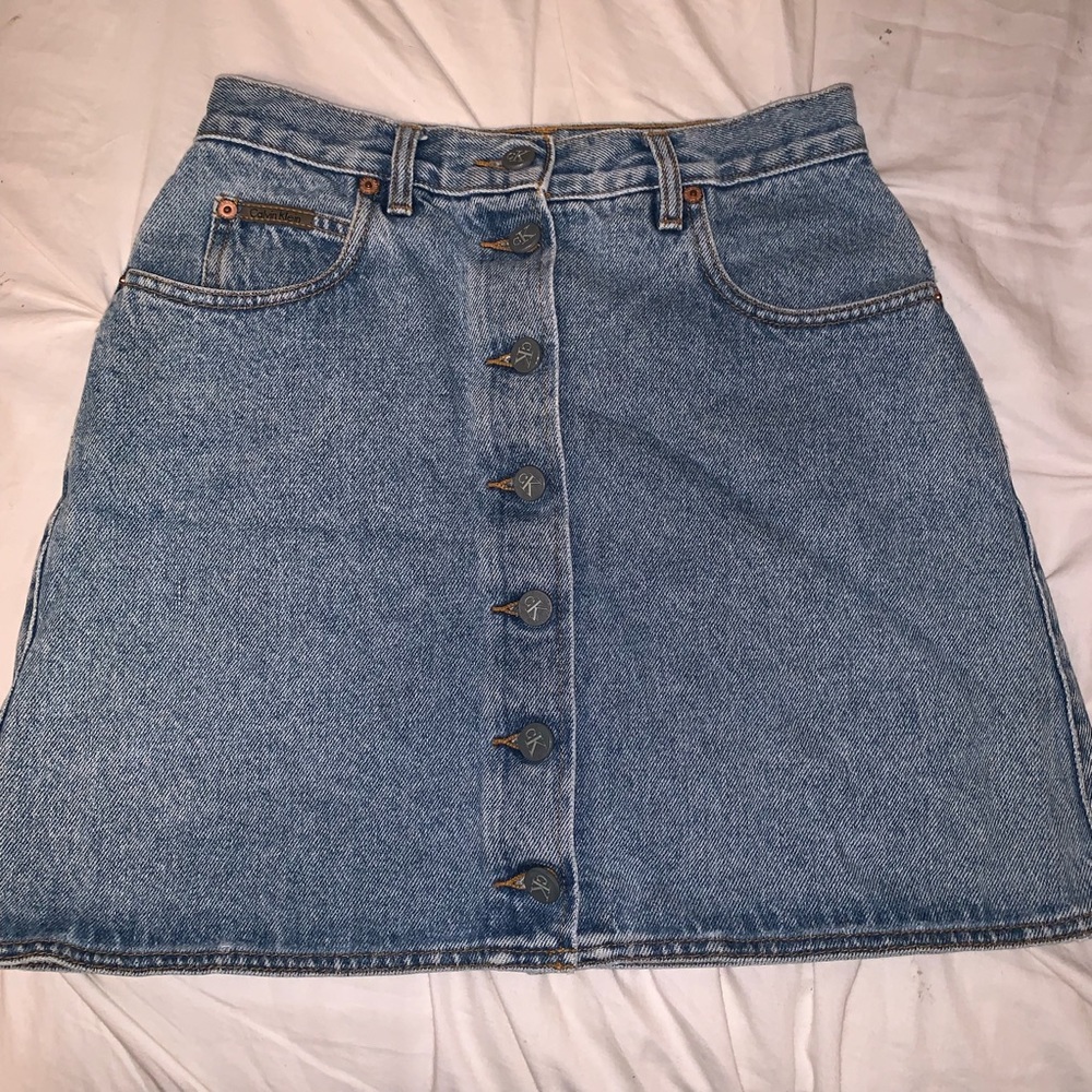 Vintage Calvin Klein denim skirt